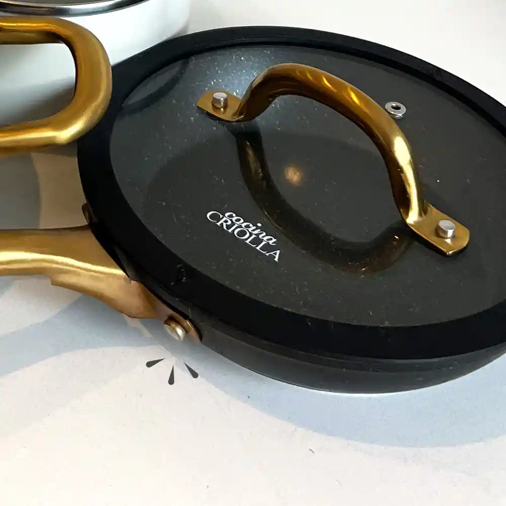 Sartén Cocina Criolla Mango en Acero Inox 24cmx1 Und