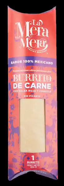 La Mera Mera Burritos de Carne Tinga de Carne