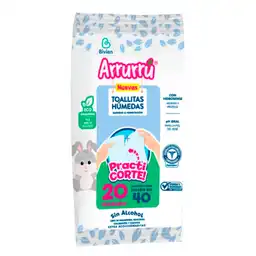  Toallitas Arrurru Ecoamigables 