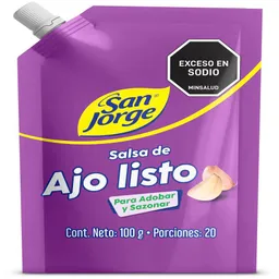 Salsa Ajo Listo San Jorge