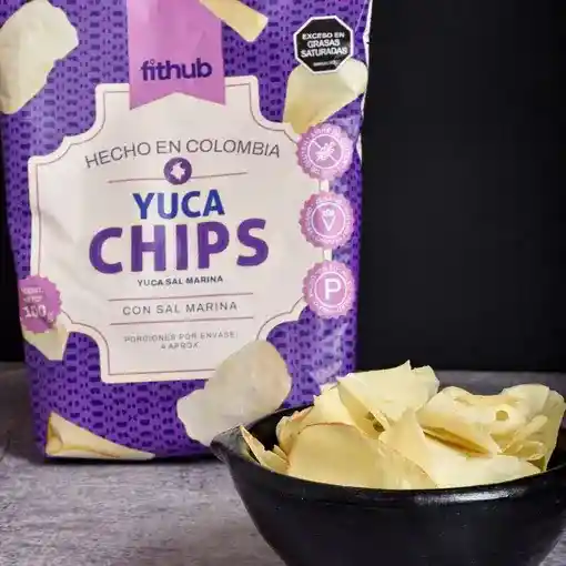 Yuca Chips Con Sal Marina - Fithub