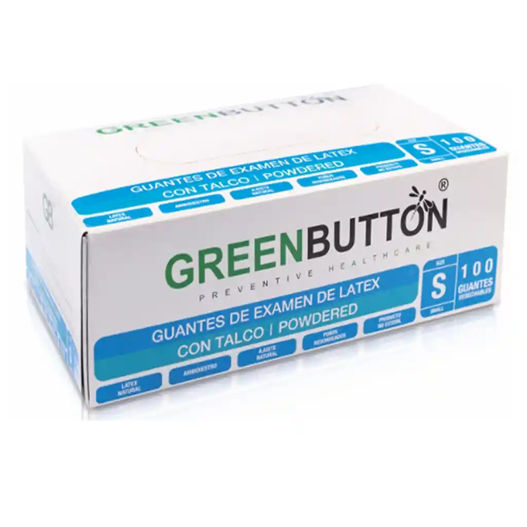 Guante Examen Latex Talla S