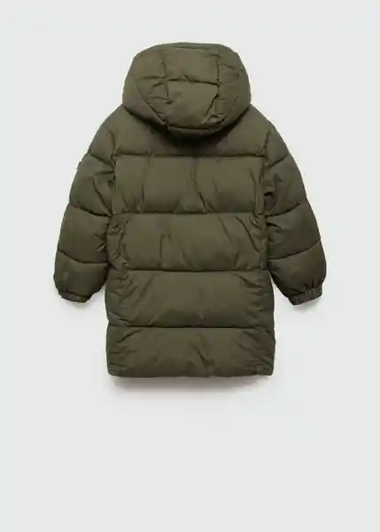 Abrigo Anorak Amerlong Khaki Talla 08 Niños Mango
