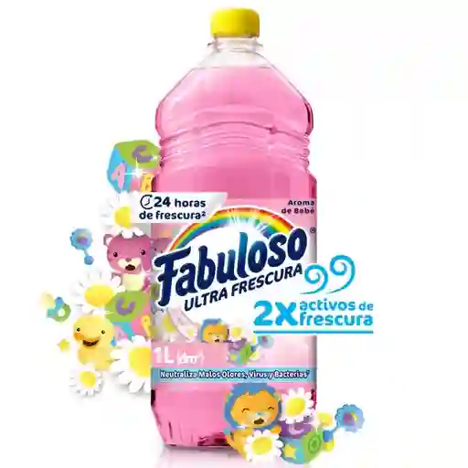 Fabuloso Limpiapiso Antibacterial Bebe 1 L