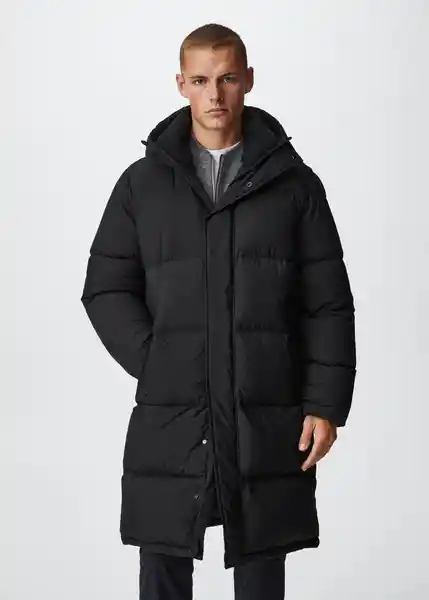 Anorak Oslo Negro Talla S Hombre Mango