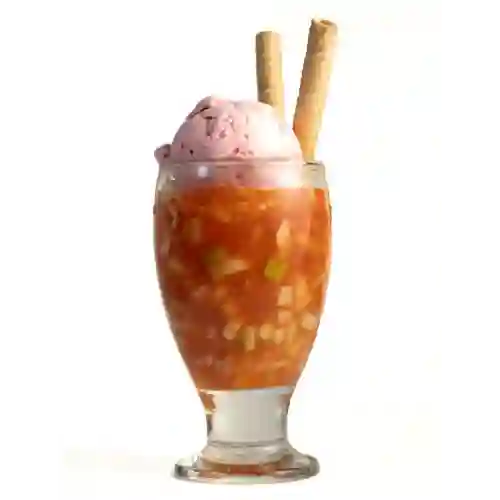 Salpicon de Frutas Tropicales con Helado