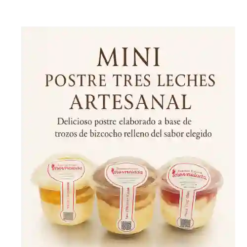 Mini Postre Tres Leches Artesanal