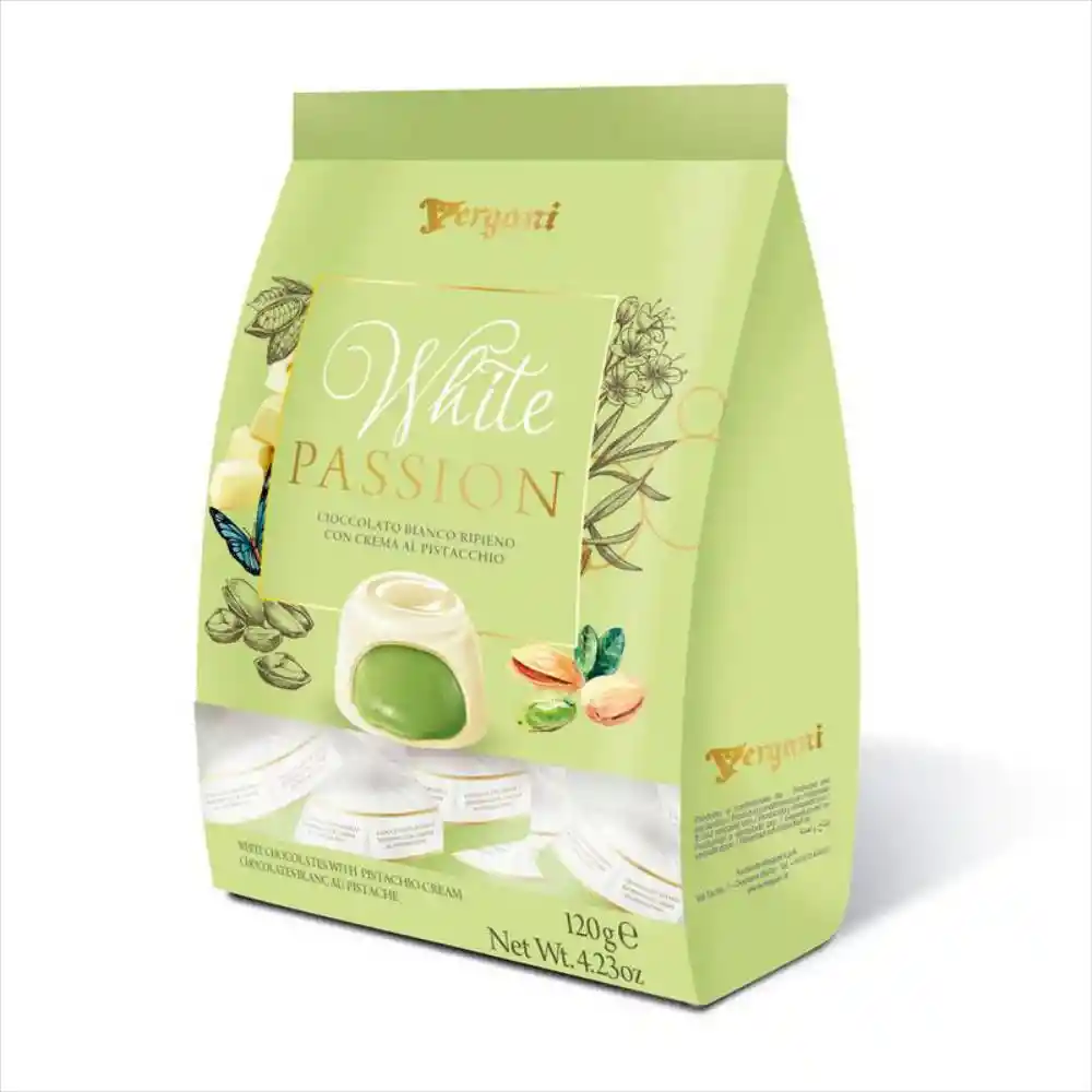 Chocolates White Passion Pistacho Vergani