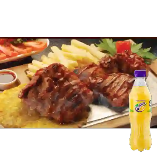 Combo Costilla BBQ + Quatro Original 400ML