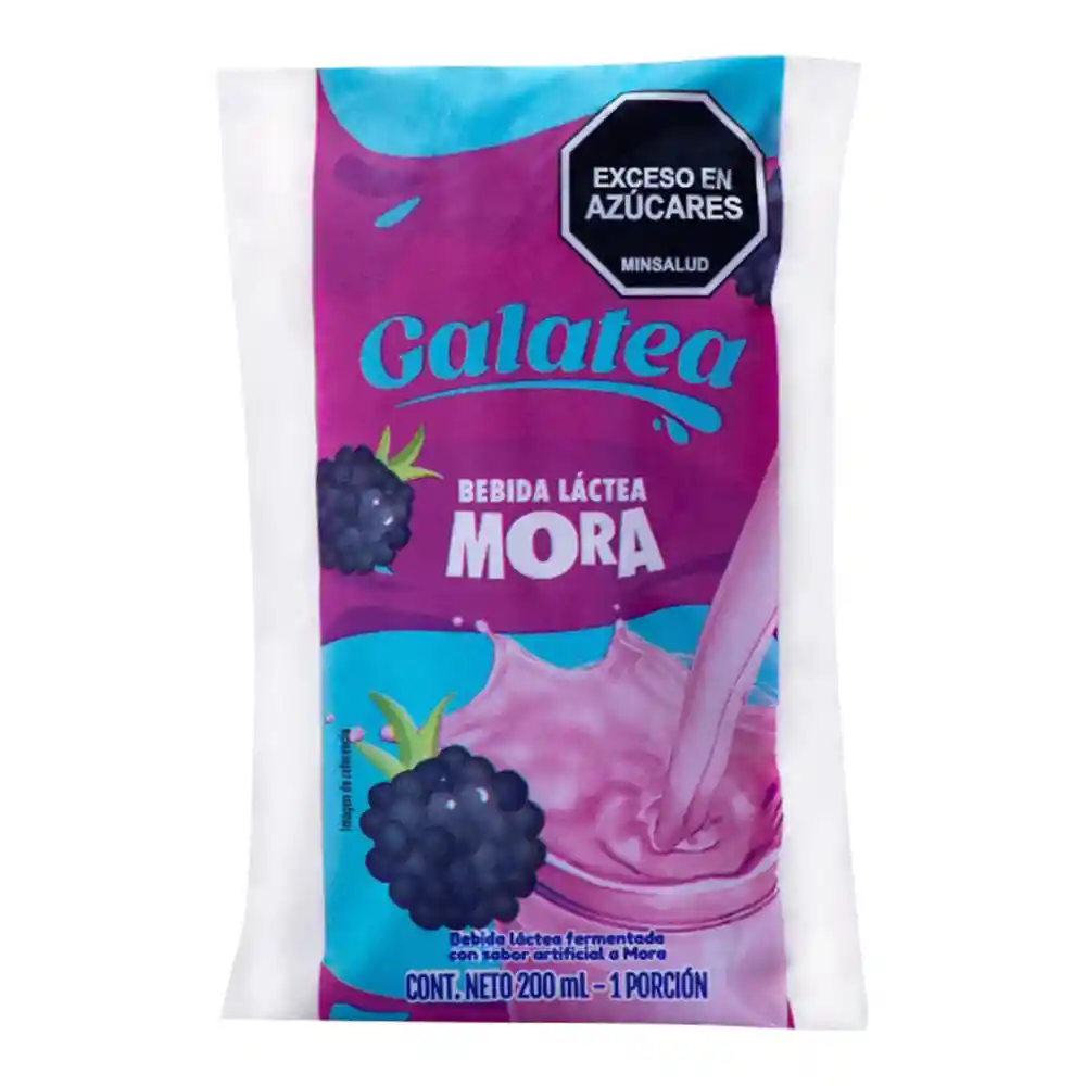 Bebida Láctea Galatea Sabor a Mora