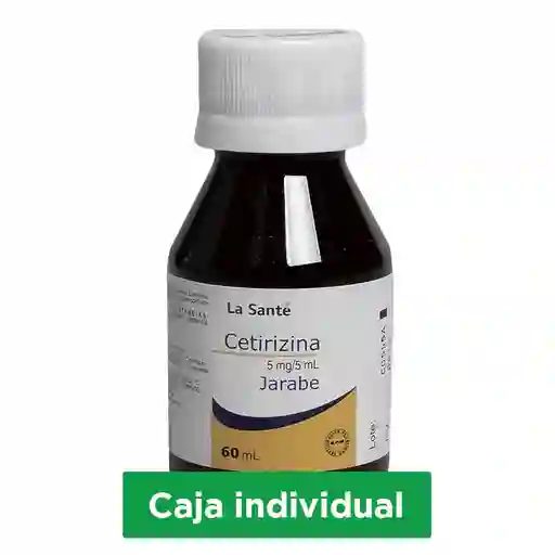 La Santé Jarabe Cetirizina (5 mg / 5 mL)