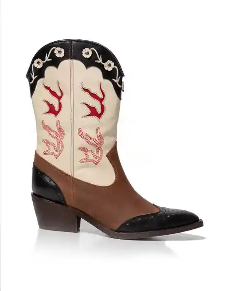 Botas Vintage Café Ardilla Medio Talla 36 Chevignon