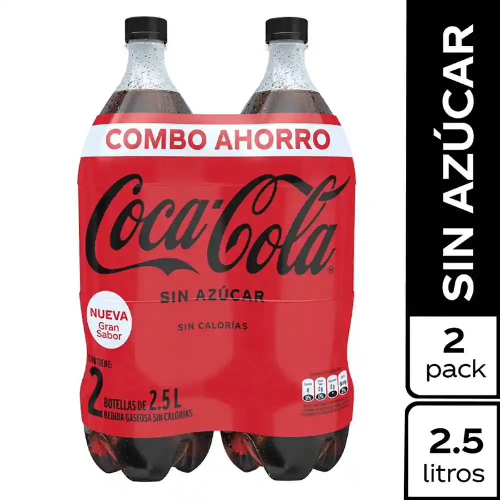 Coca-Cola Zero Gaseosa Sabor Cola