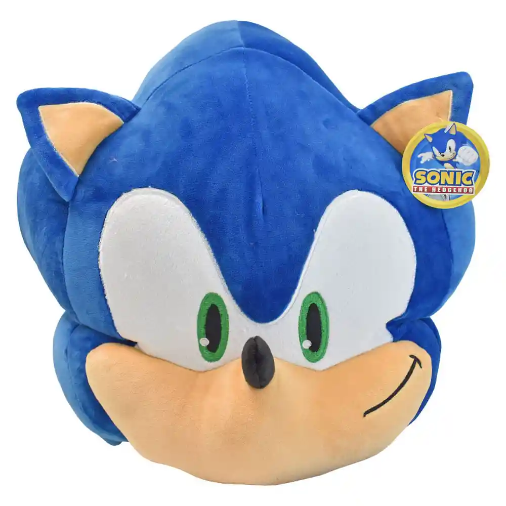 Peluche Carita Redonda Azul de Sonic