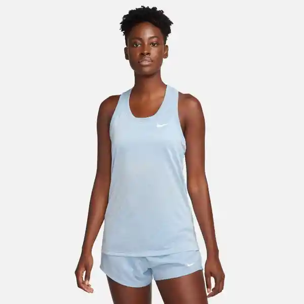 Nike Camiseta W Df Tank Rlgd Rcr Lbr Para Mujer Azul Talla L