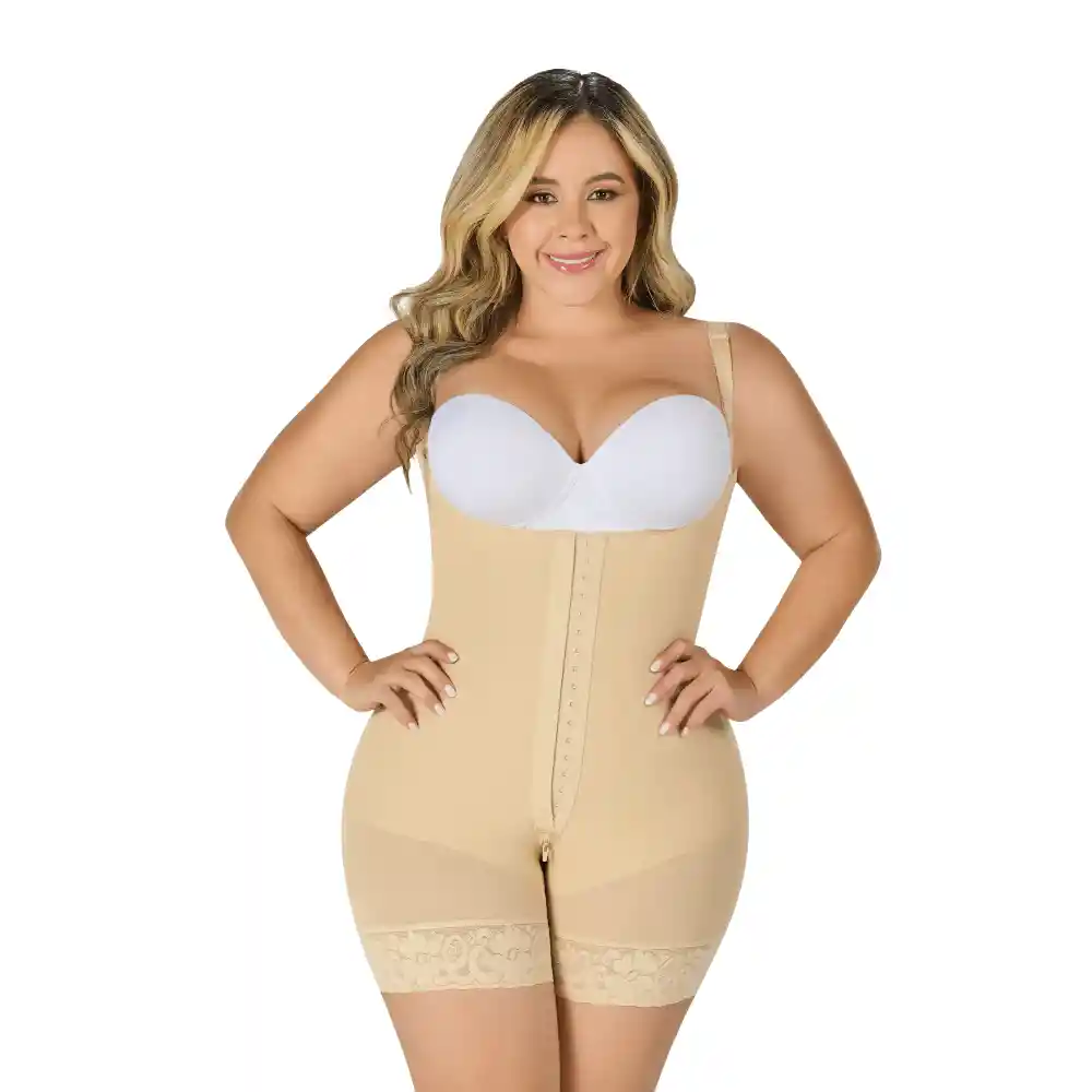 Faja Corta Myd Línea Básica Beige L F01268