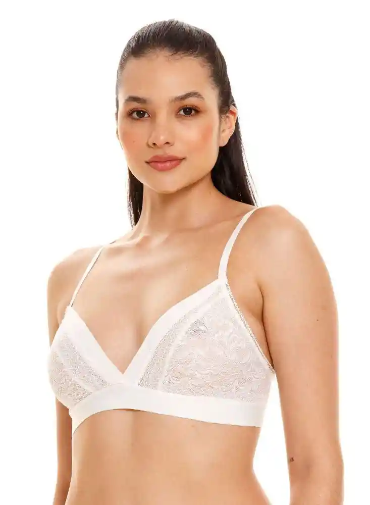 Bralette Tirangular Con Cargadera 34b-marfil