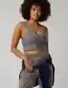 Top Deportivo Aerie Gris Talla SMALL 1240213 American Eagle
