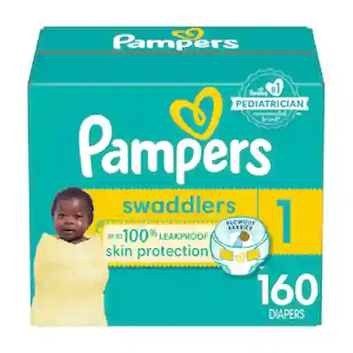 Pampers Pañal Swaddlers S1