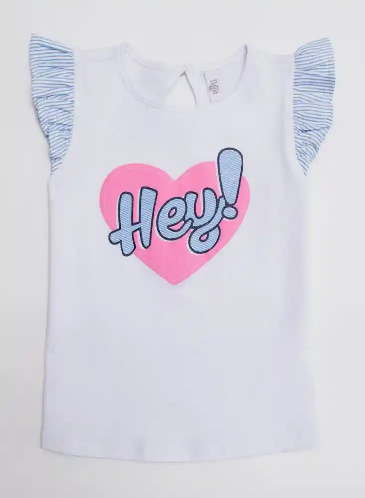 Camiseta 12/18mese - Blanco