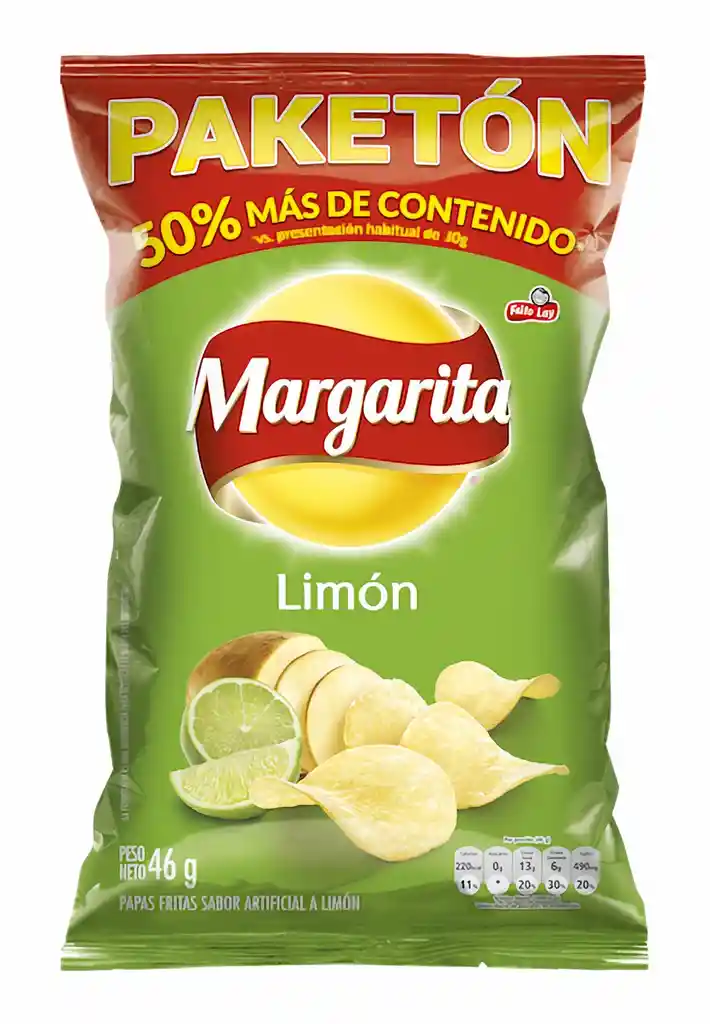 Margarita Papas Fritas Sabor Limón
