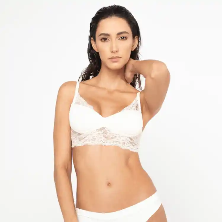 Brasier Marfil Para Mujer Liberty