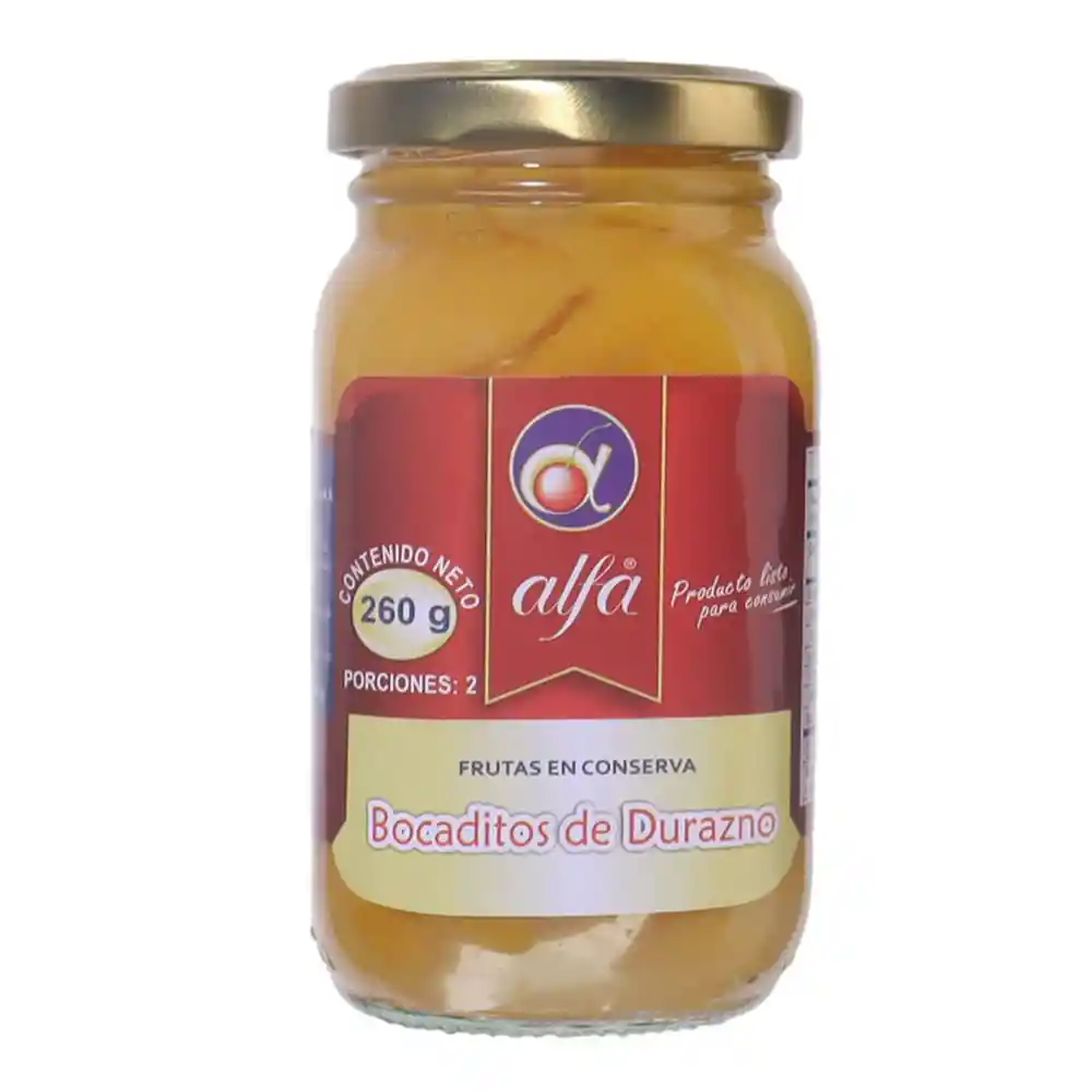 Duraznos Alfa Bocaditos