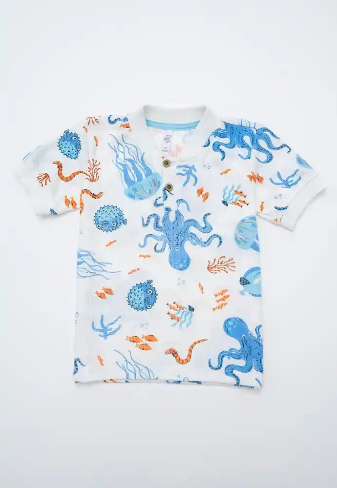 Camiseta Manga Corta 18/24mese-estamp 1