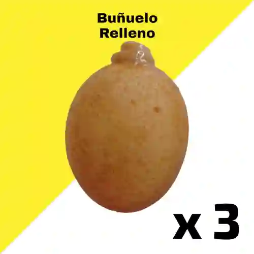 3 Buñuelos Rellenos Pague 2 Lleve 3