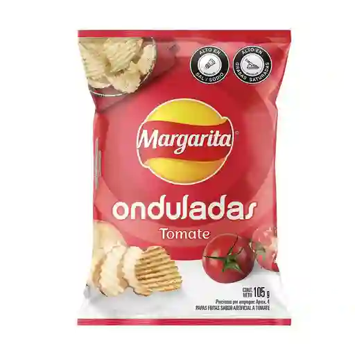 Margarita Papas Fritas Onduladas Sabor a Tomate