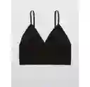 Bralette Negro Línea Larga Large American Eagle