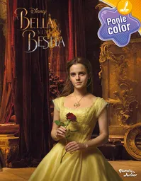 Disney Libro la Bella y la Bestia Ponle Color