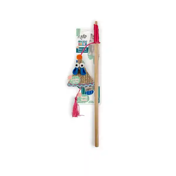 AFP Vara Para Gato Whisker Fiesta Mouse Wand