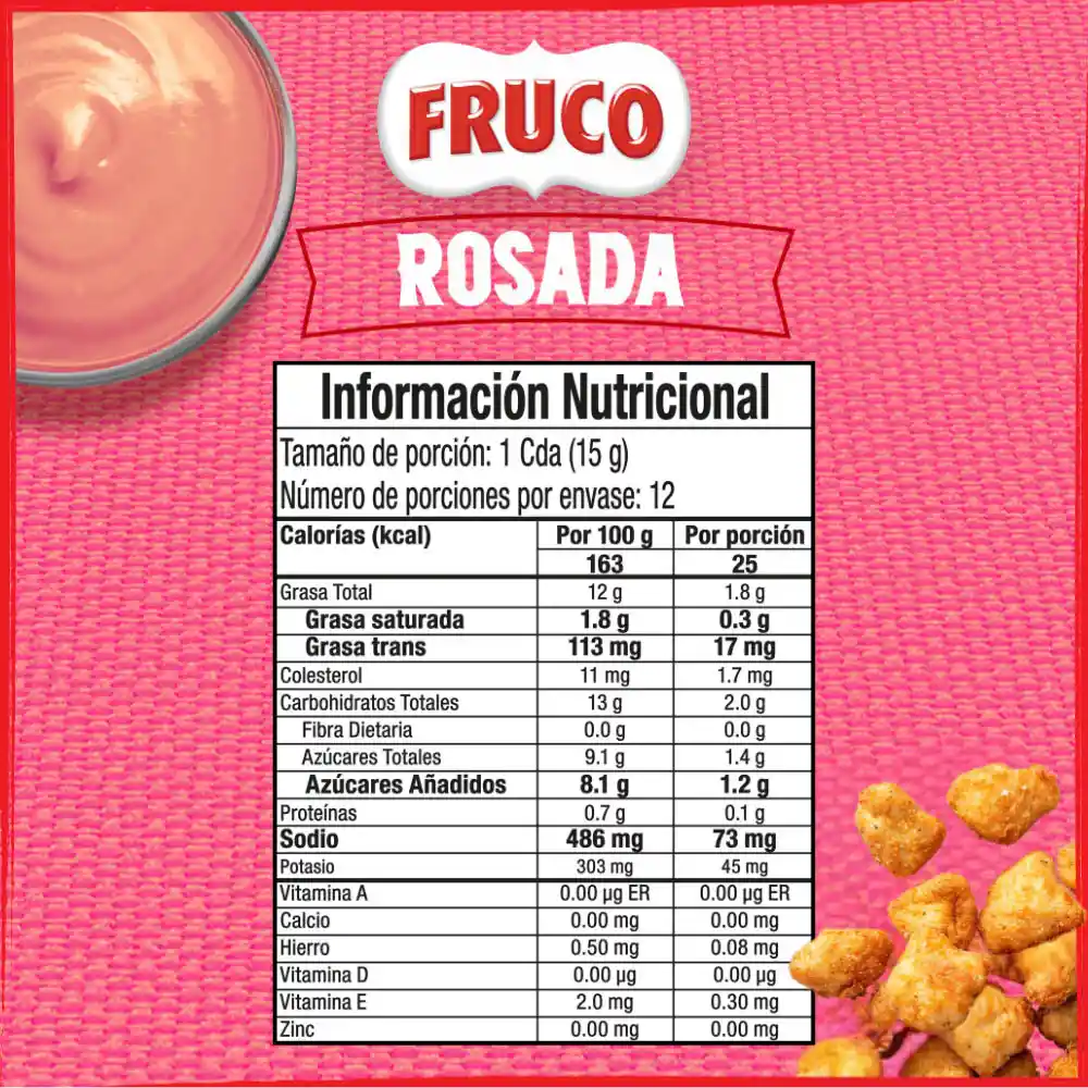 Salsa Rosada Fruco doypack 180G