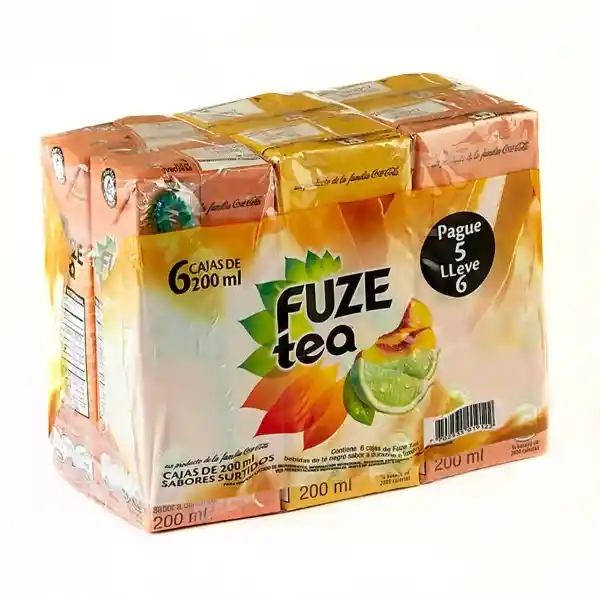 Fuze Tea té Surtido Pague 5 Lleve 6