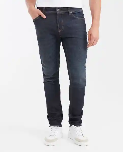 Jean Slim Fit- Famous Azul Dark Ultraoscuro T 32/32 Chevignon