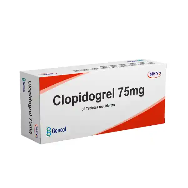 Gencol Clopidogrel Tabletas Recubiertas (75 mg)