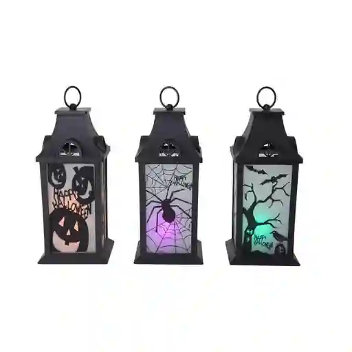 Spooktacular Set Farol Led Decoración Halloween
