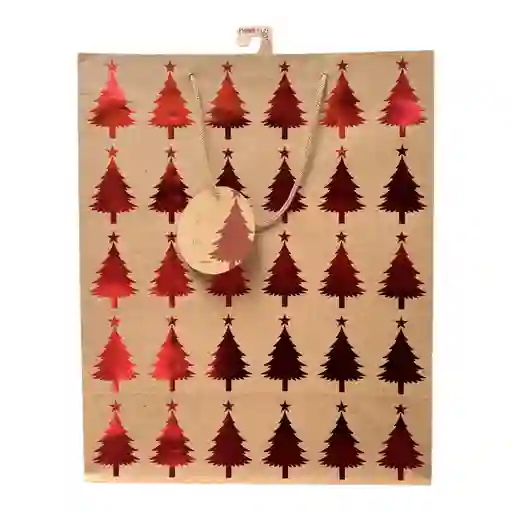 Bolsa Nico Navidad Kraft Grande