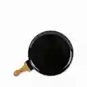 Plato Pizza en Porcelana Negro 32 cm Ambiente Gourmet