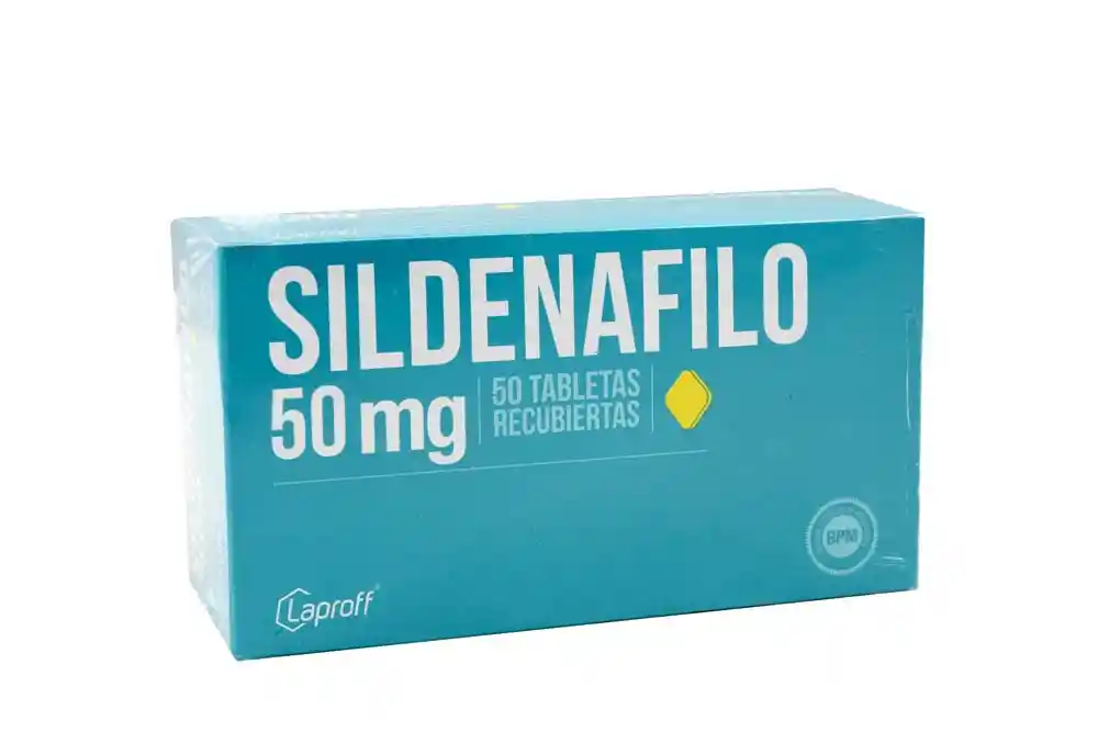 Laproff Sildenafilo Tabletas Recubiertas (50 mg)