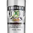 Smirnoff x1 Lulo vodka saborizado listo para tomar 750 ml