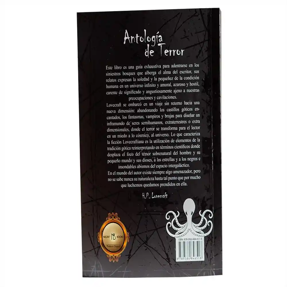 Antología De Terror Lovecraft Negret Book Libro Original