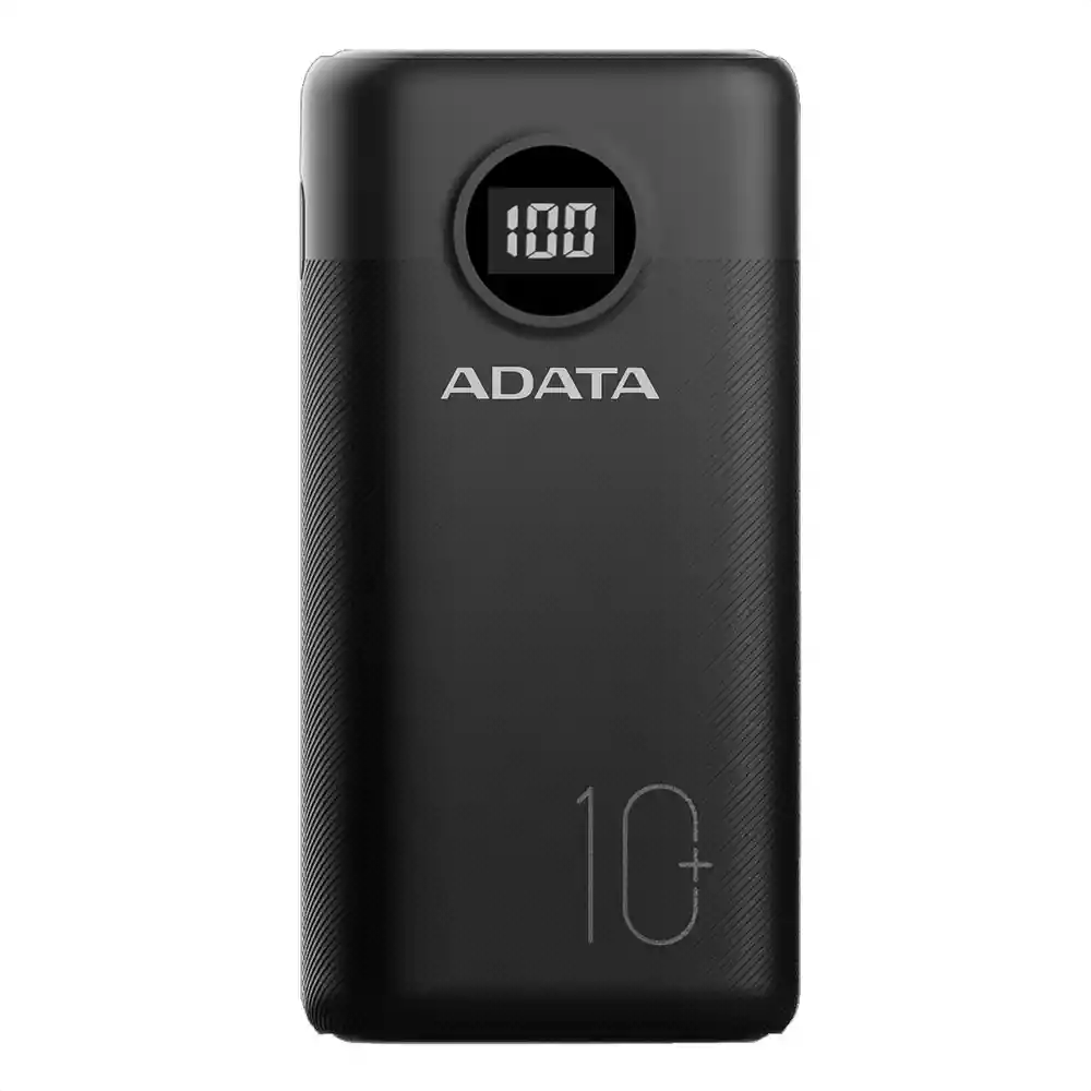 Cargador Portátil Compacto Powerbank 10000mah Adata P10000qcd Negro