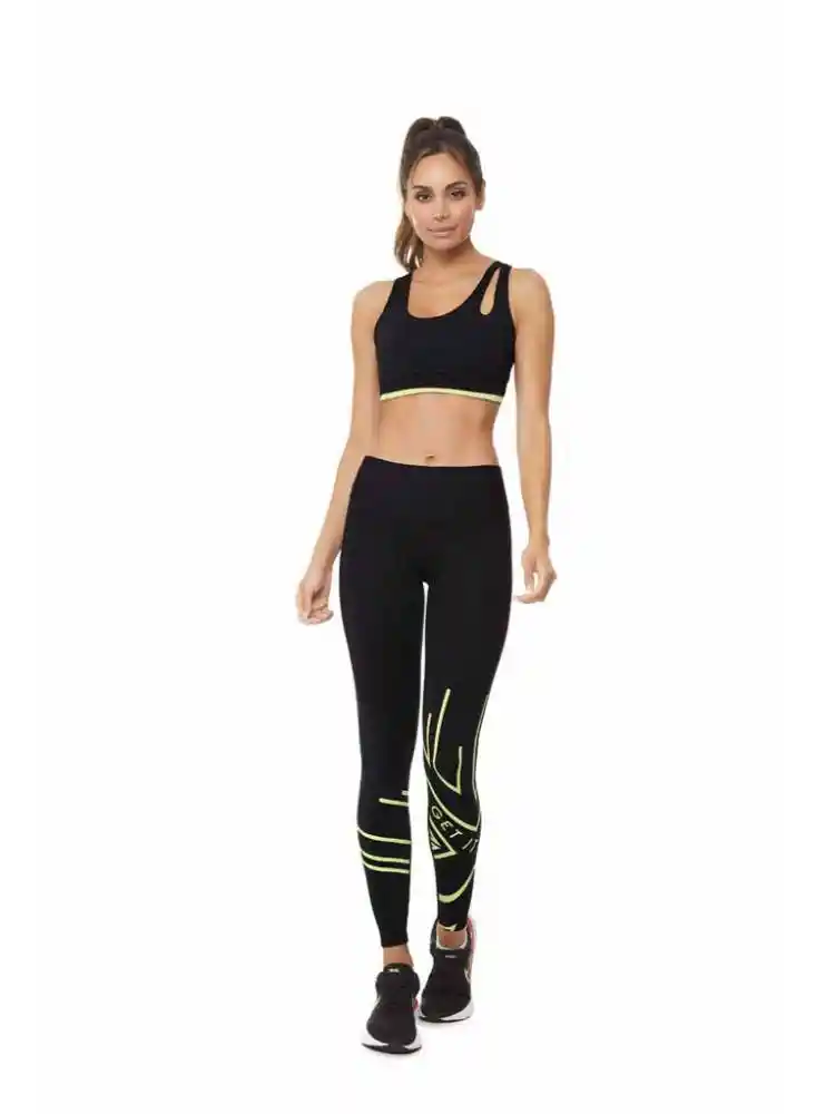 Legging Largo Mujer S-negro
