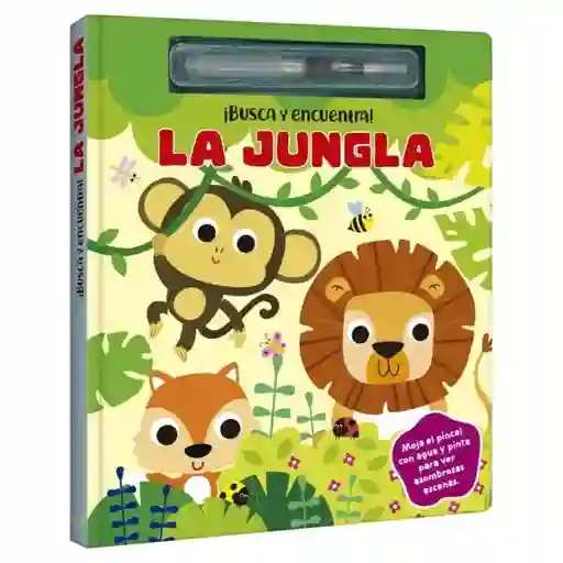 Busca y Encuentra Diversión Para Pintar Con Agua! La Jungla