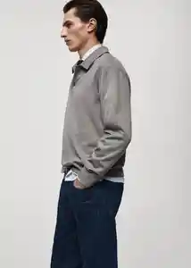 Buzo Sudadera Marcp Antracita Talla XL Hombre Mango