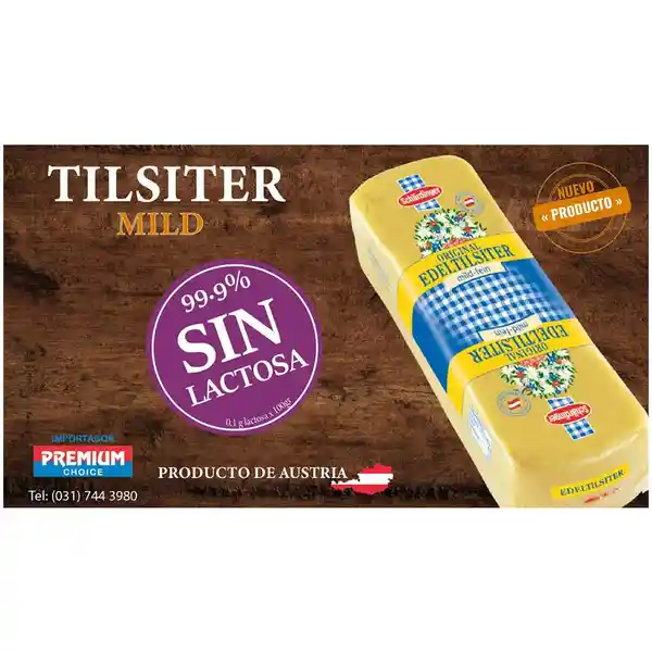 Queso Tilsit Schardinger Sin Lactosa Xkg