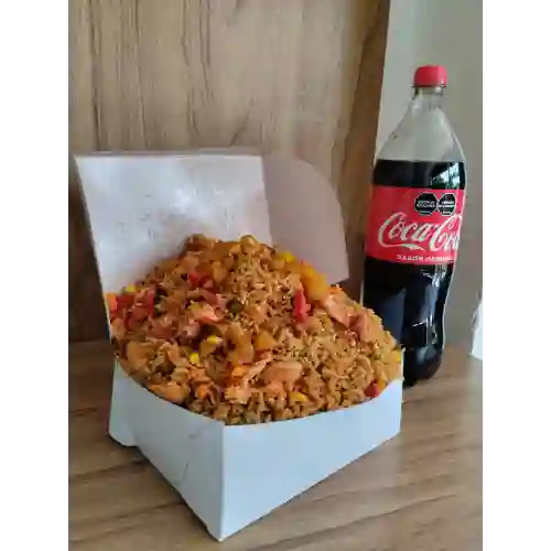 Arroz Ranchero Familiar + Gaseosa 1.5 ml