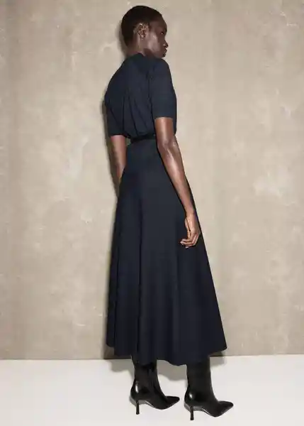 Saco Jersey Nuria Navy Talla S Mujer Mango